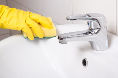 Deep carpet cleaning process improving freshness and appearance in a room