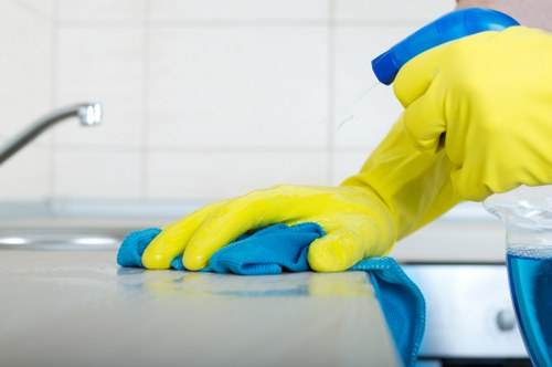 Hot water extraction process used for carpet cleaning